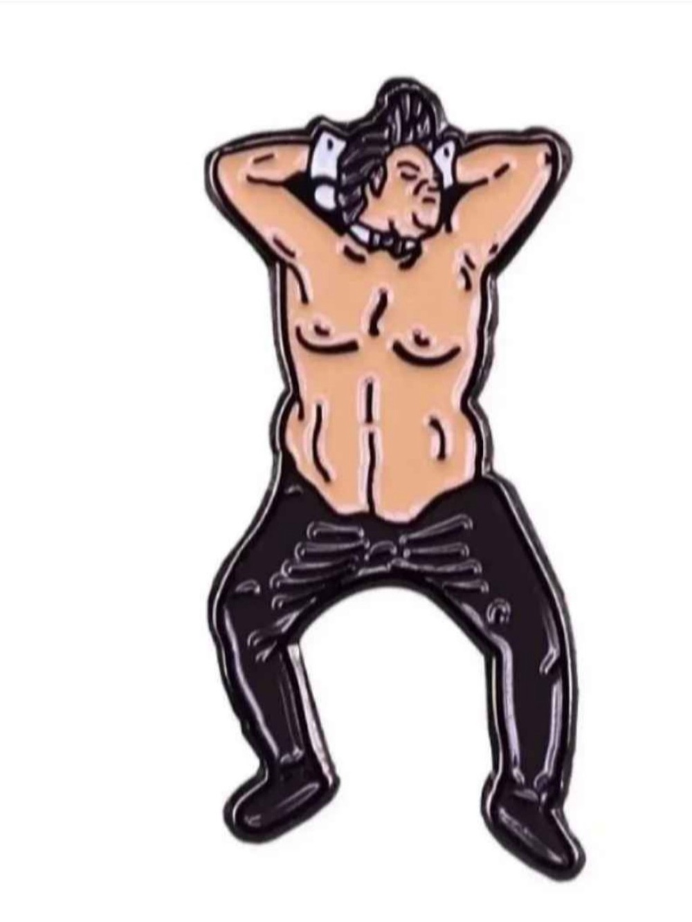 Chris Farley Pin – Funny Comedy Enamel Lapel Pin – Collectible